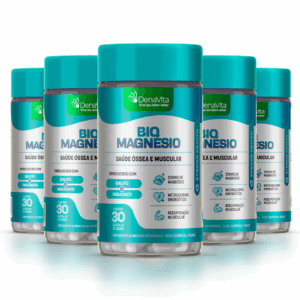 Bio Magnésio - Quelato e Bisglicinato Compre 3 leve 5