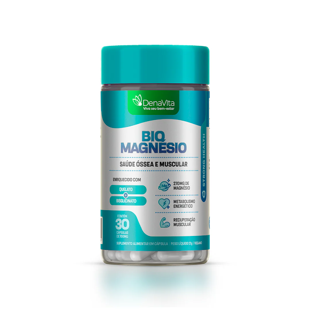 Bio Magnésio - Quelato e Bisglicinato Produto amostroario